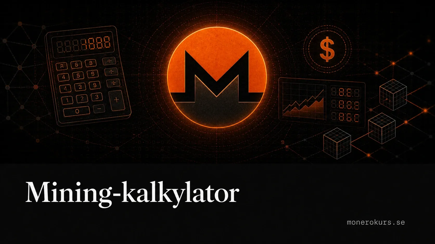 Monero mining-kalkylator